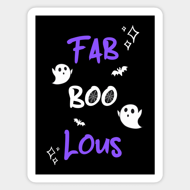 Fab-BOO-Lous Sticker by Digivalk